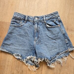 Dynamite Distressed Jean Shorts Sz 25